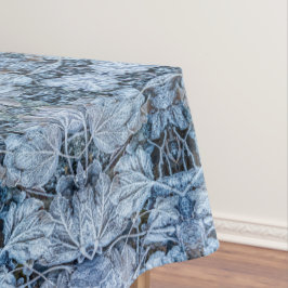 Mantel Navidades Fiesta Blue Leaves Vacaciones de Inviern