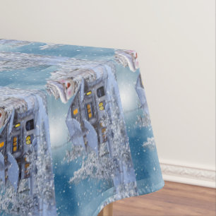 Mantel Navidades Fiesta invierno Hombre blanco de nieve R