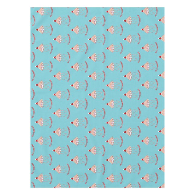 Mantel Navidades Fiesta Jellyfish Tablecloth (Anverso)