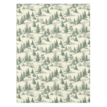 Navidades franceses clásicos con toallas verdes y 