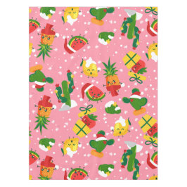 Mantel navidades fruta fresa sandía limón