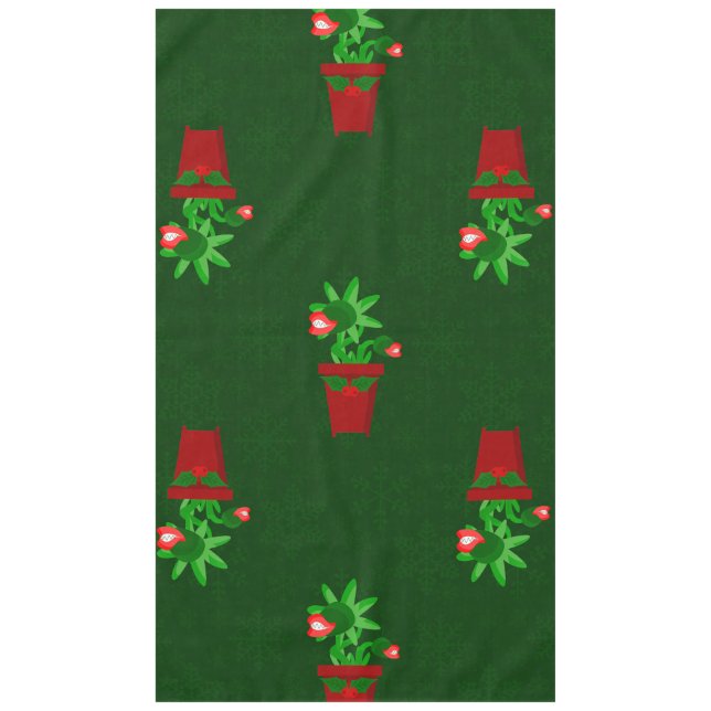 Mantel navidades góticos venus flytrap spookmas (Anverso)