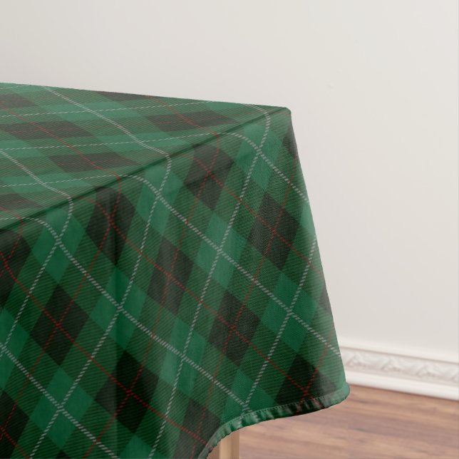 Mantel Navidades Green y Red Tartan Plaid (In Situ)