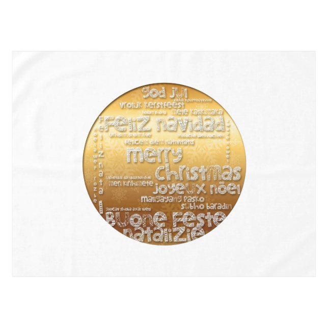 Mantel Navidades internacionales Navidad Noel Tablecloth (Frente (Horizontal))