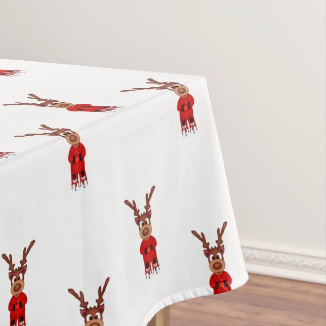 Mantel Navidades Kasky Cute Reindeo Con Chocolate Calient (In Situ)