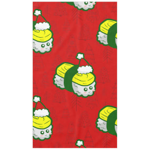 Mantel navidades lindos tamago sushi santa