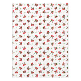 Mantel Navidades lindos y festivos de reno rojo