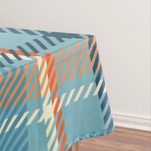 Mantel Navidades Marcado Comprobar patrón blanco beige az