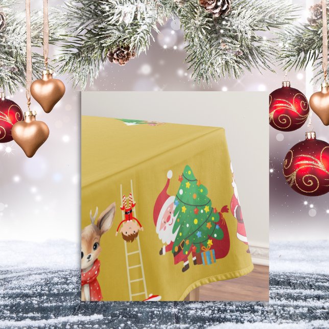 Mantel Navidades merry y brillantes | Pequeña (Subido por el creador)