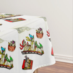 MANTEL NAVIDADES MICE SLEDDING