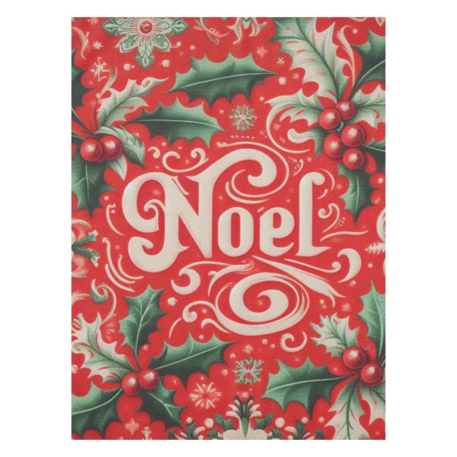 Mantel Navidades Noel Red & Green (Anverso)