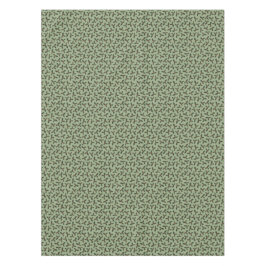 Mantel navidades patrón holly verde