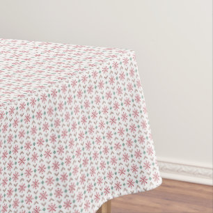 Mantel Navidades Pixel Snowflakes Tablecloth