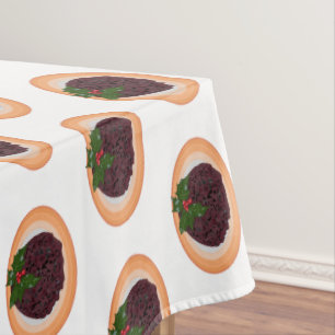 Mantel Navidades pudding personalizado ilustracion