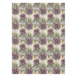 Mantel Navidades Purple Elegance Luxe Poinsettia y Holly