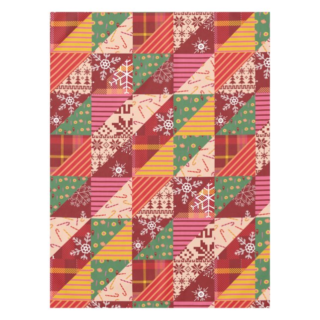 Mantel Navidades Quilt (Anverso)