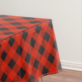 Mantel Navidades Red Black Buffalo Check