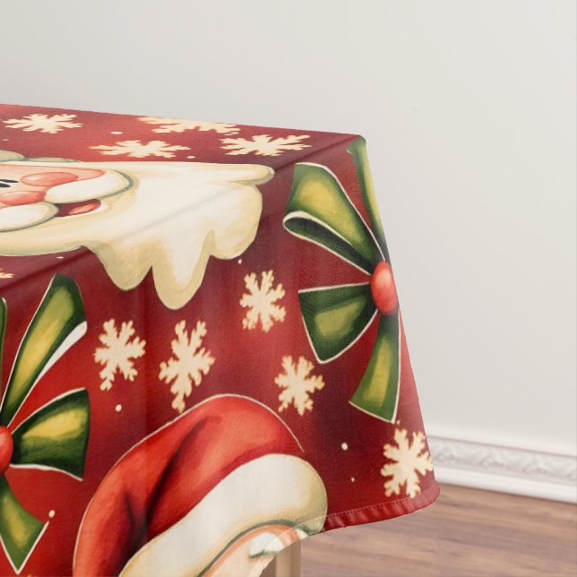 Mantel Navidades retro de la época Santa Claus y arcos (In Situ)