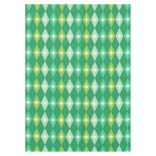 Mantel Navidades retro de mediados del siglo Diamantes Ve