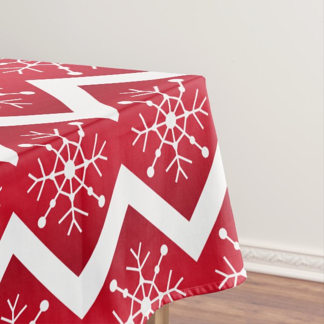 Mantel Navidades rojos y blancos con el patrón de chequeo (In Situ)