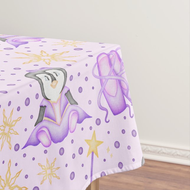 Mantel Navidades rosados cúrcuitos Pingüino de Azúcar (In Situ)