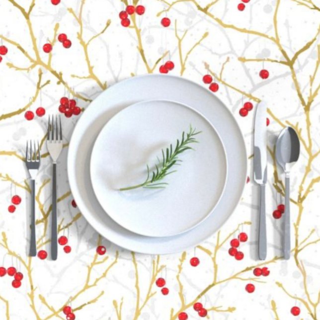 Mantel Navidades Snowden feriado de Winterberries (Subido por el creador)