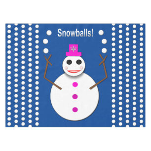 Mantel Navidades Snowlady Juggys Nieves Graciosa