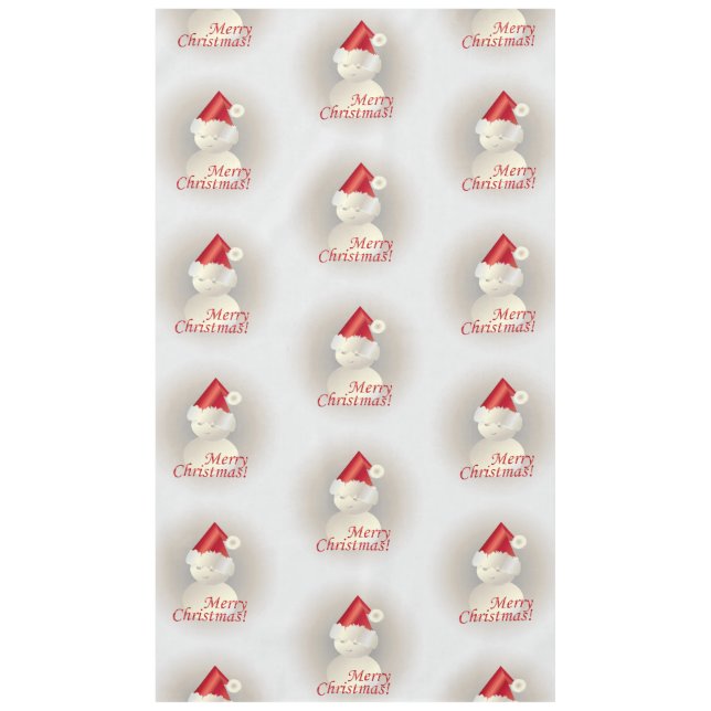 Mantel Navidades Snowman (Anverso)