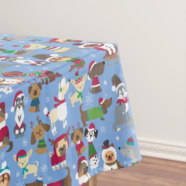 Mantel Navidades Sweater Cachorros Santa Hat Holiday (In Situ)