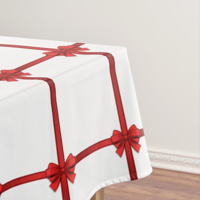 Mantel Navidades Tablecloth, Bow Rojo (In Situ)