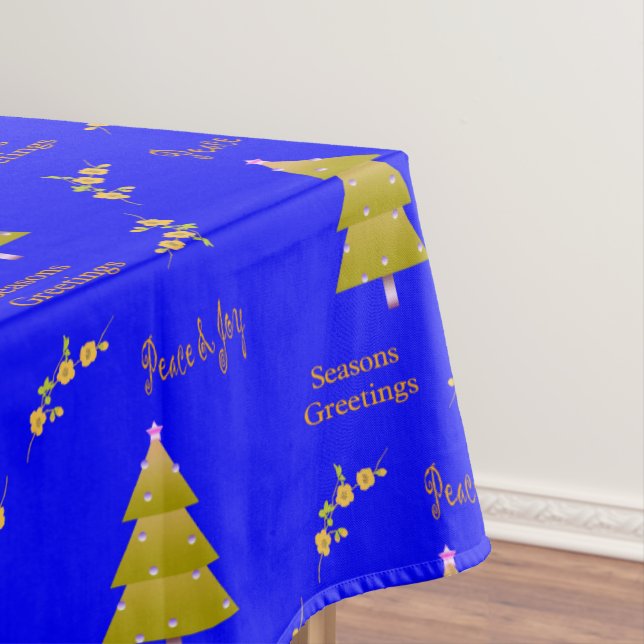 Mantel Navidades Tablecloth, estaciones saludando la paz  (In Situ)