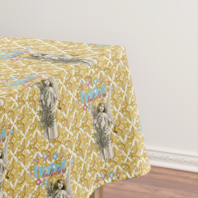 Mantel Navidades Tablecloth, Feliz Fiesta Angels (In Situ)