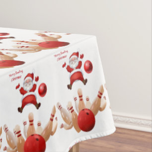 Mantel Navidades Tablecloth, Feliz Navidad, Bowling