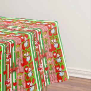 Mantel Navidades Tablecloth, Feliz Navidad, Elf
