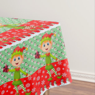 Mantel Navidades Tablecloth, Feliz Navidad, Elf