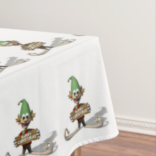 Mantel Navidades Tablecloth, Feliz Navidad, Elf