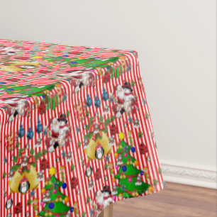 Mantel Navidades Tablecloth, Feliz Navidad, Pingüino