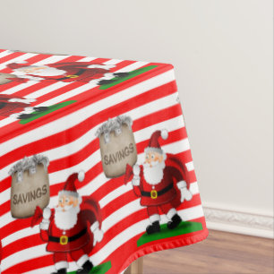 Mantel Navidades Tablecloth, Feliz Navidad, Santa