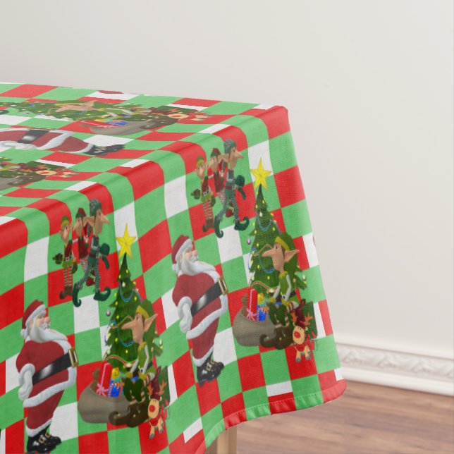 Mantel Navidades Tablecloth, Feliz Navidad, Santa (In Situ)