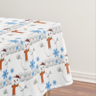 Mantel Navidades Tablecloth, hombre de nieve