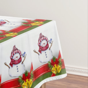 Mantel Navidades Tablecloth, hombre de nieve