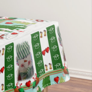 Mantel Navidades Tablecloth, hombre de nieve