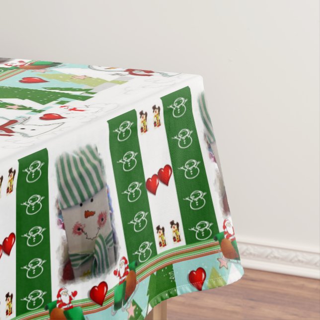 Mantel Navidades Tablecloth, hombre de nieve (In Situ)