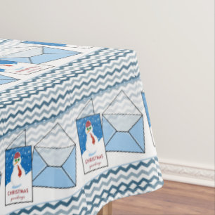 Mantel Navidades Tablecloth, hombre de nieve