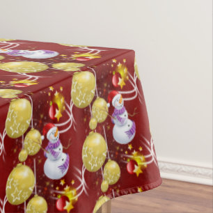Mantel Navidades Tablecloth, hombre de nieve