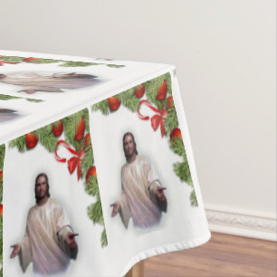 Mantel Navidades Tablecloth, Jesucristo
