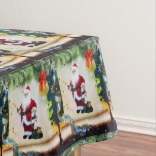 Mantel Navidades Tablecloth, Santa