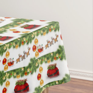 Mantel Navidades Tablecloth, Santa
