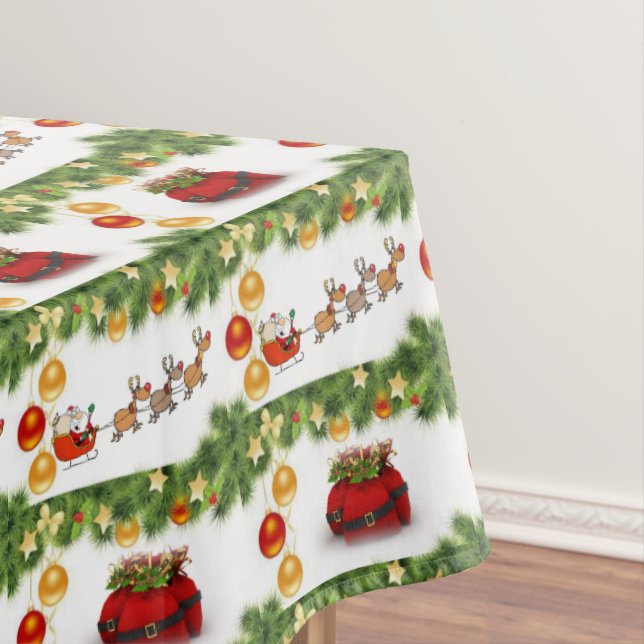 Mantel Navidades Tablecloth, Santa (In Situ)