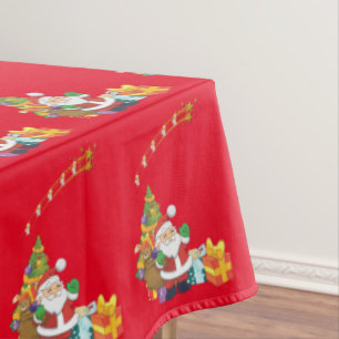 Mantel Navidades Tablecloth, Santa